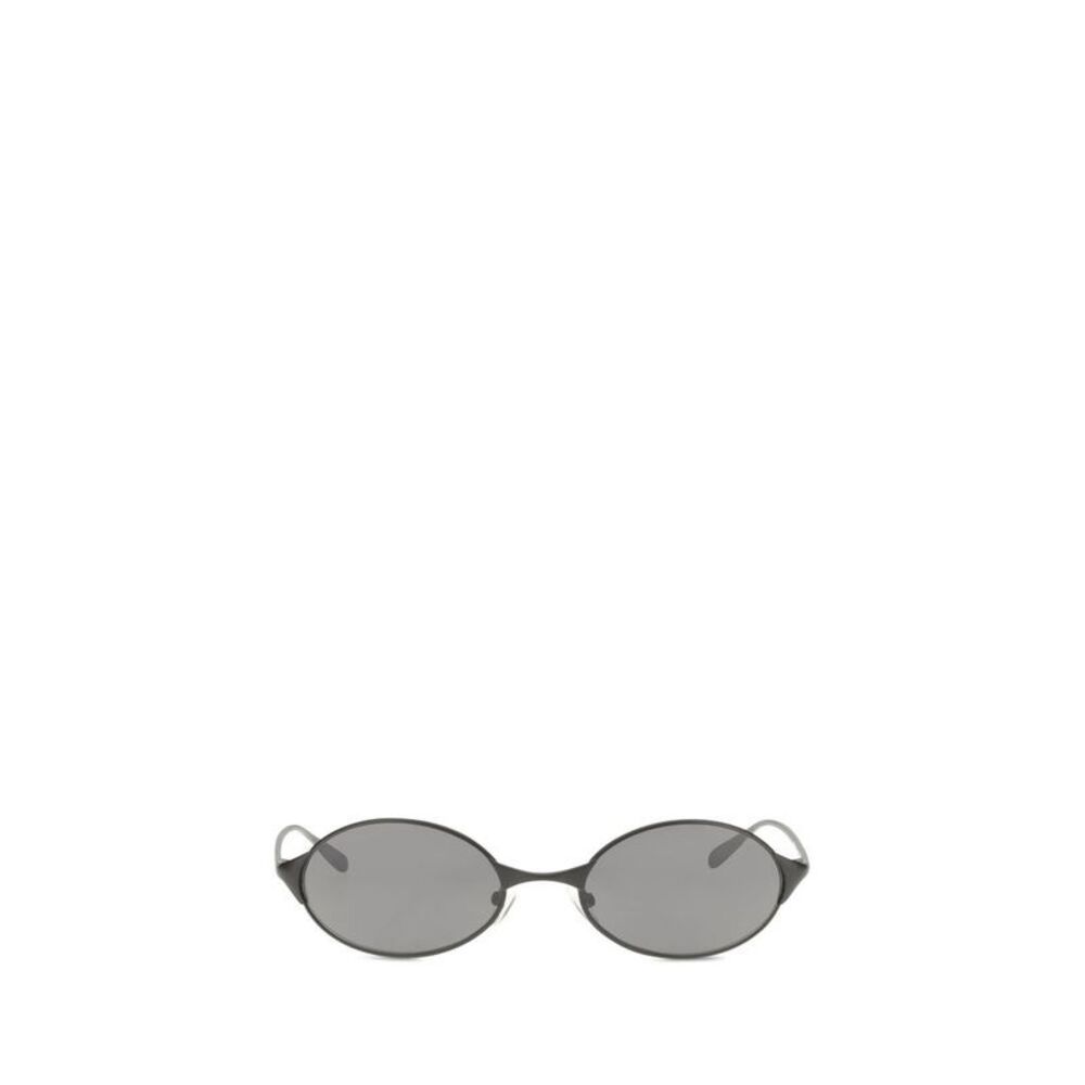 Alexander McQueen Gray Metal Women's Sunglasses
